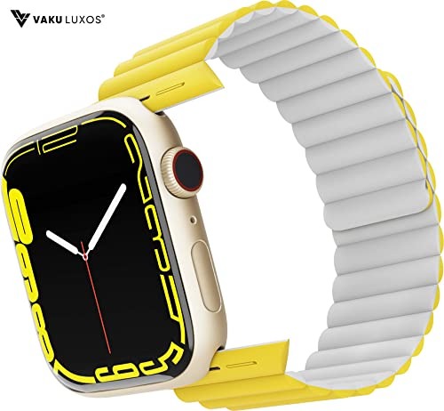 vaku-luxos®-stark-magnetic-self-adjusting-fit-silicon-watch-straps-for-41mm-38-40mm-yellow8905129016210