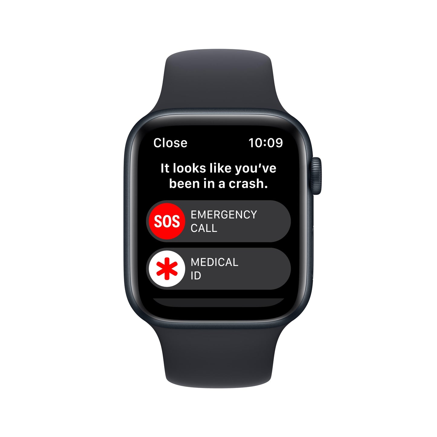 Apple Watch SE GPS + Cellular 44mm Midnight Aluminium Case with Midnight Sport Band - Regular