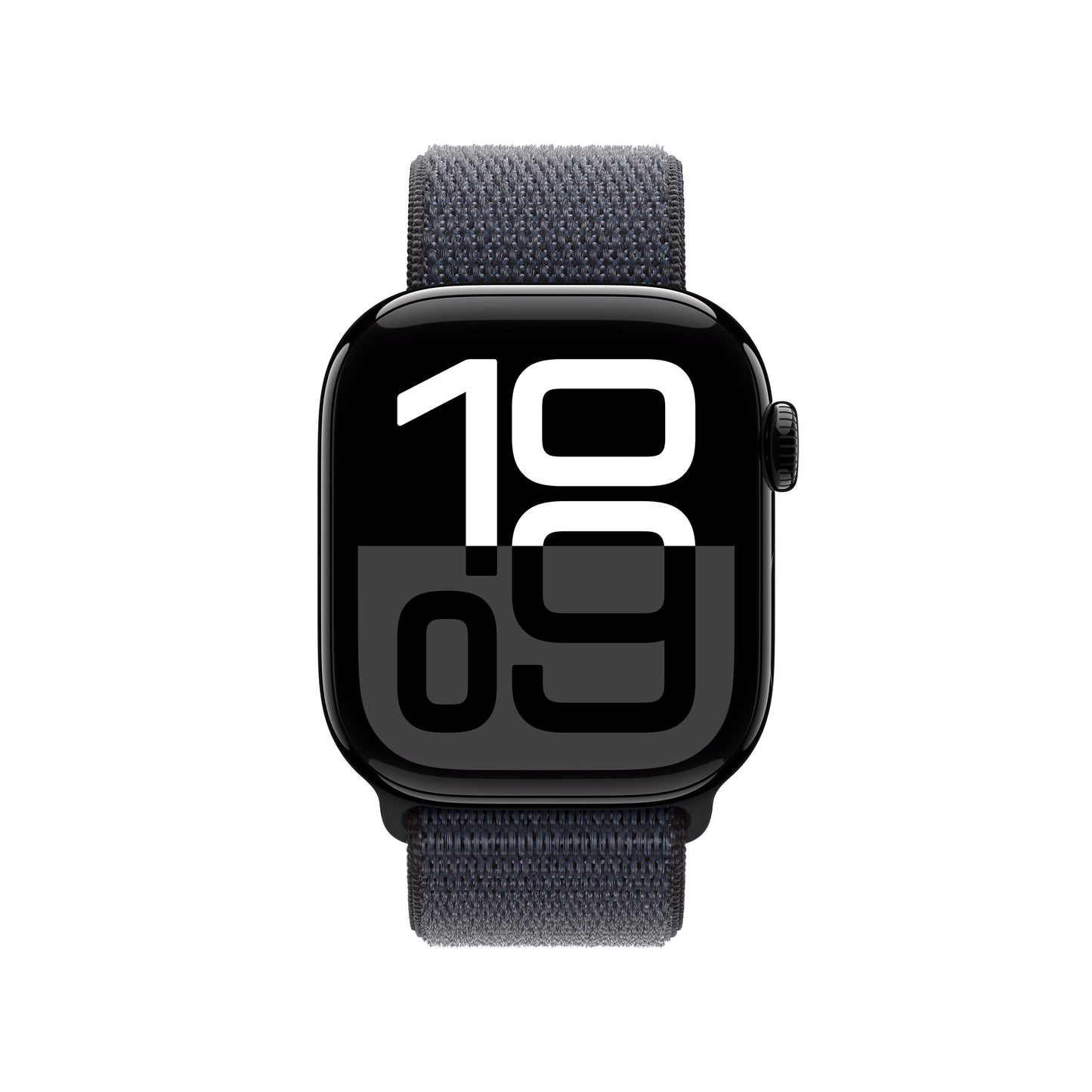 Apple Watch Series 10 GPS + Cellular 42mm Jet Black Aluminium Case with Ink Sport Loop