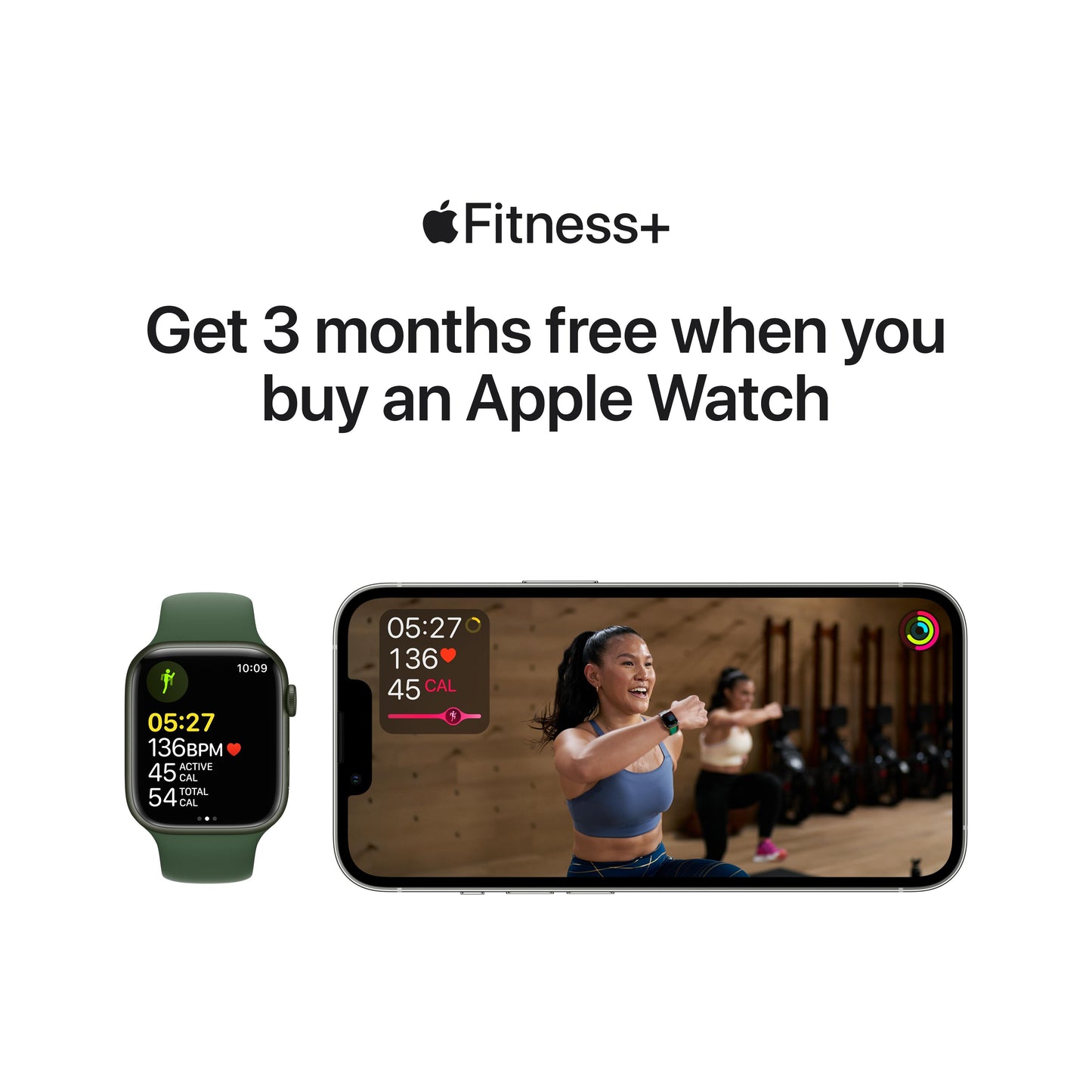 Apple Watch Nike Series 7 GPS + Cellular, 41mm Starlight Aluminium Case with Pure Platinum/Black Nike Sport Band - Regular