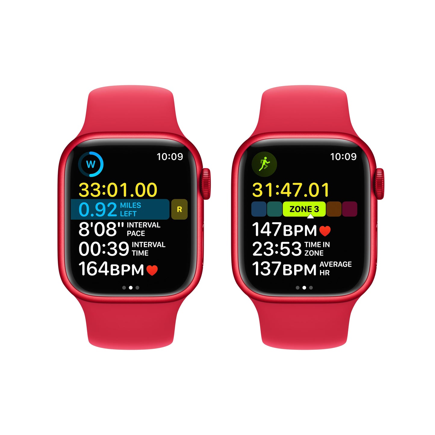 Apple Watch Series 8 GPS + Cellular 41mm (PRODUCT)RED Aluminium Case with (PRODUCT)RED Sport Band - Regular