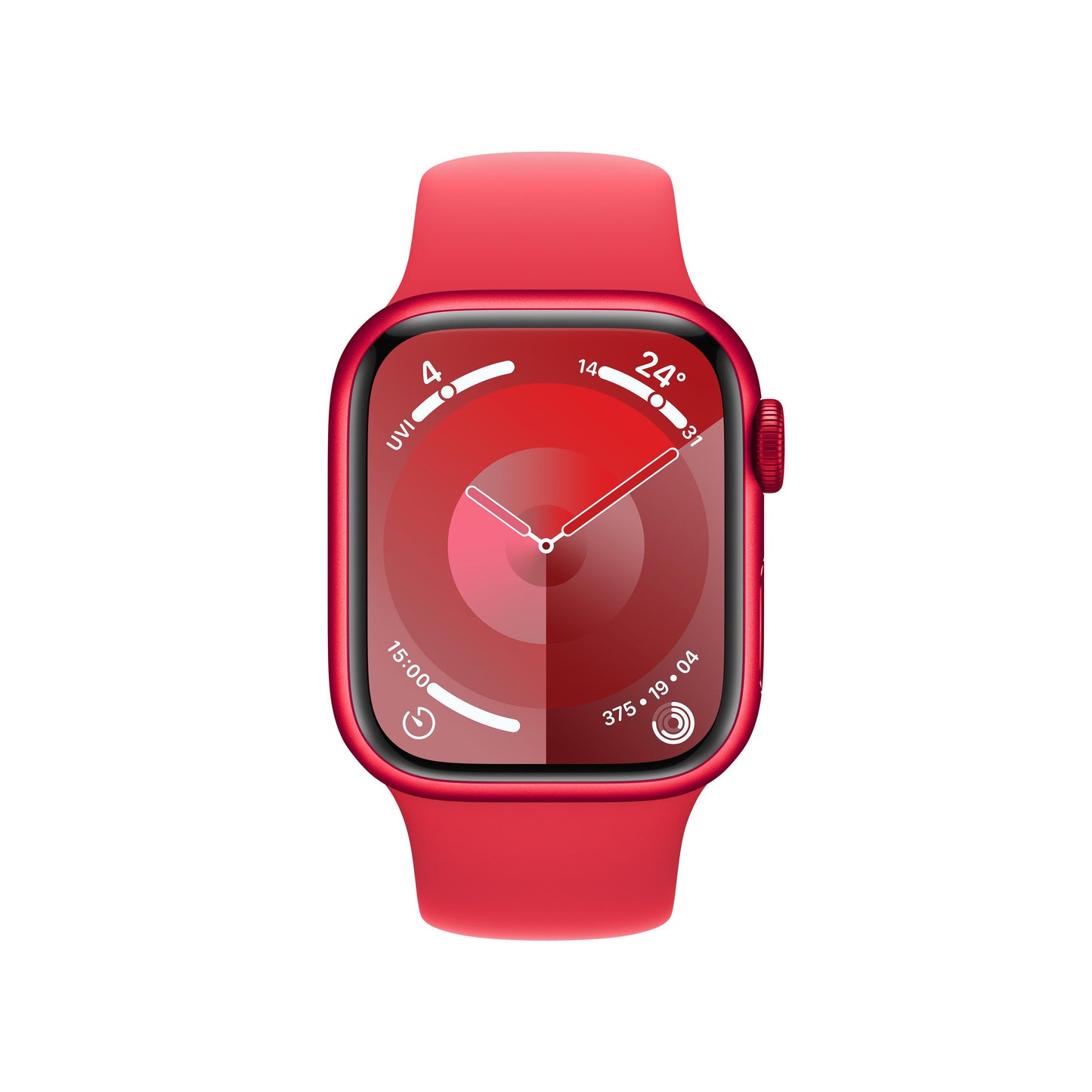 Apple Watch Series 9 GPS + Cellular 41mm (PRODUCT)RED Aluminium Case with (PRODUCT)RED Sport Band - M/L