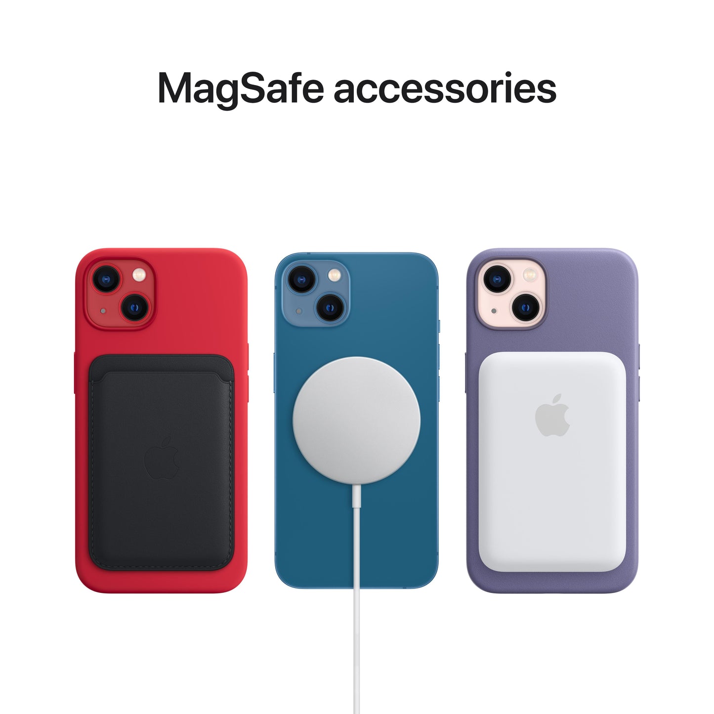 iPhone 13 Leather Case with MagSafe - Wisteria