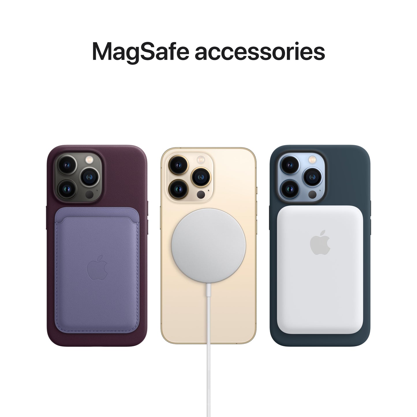 iPhone 13 Pro Leather Case with MagSafe - Midnight
