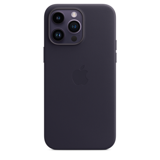iPhone 14 Pro Max Leather Case with MagSafe - Ink