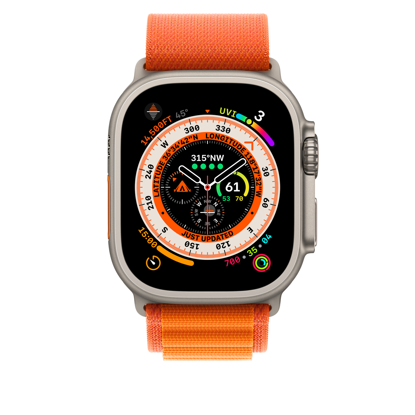 49mm Orange Alpine Loop -Medium
