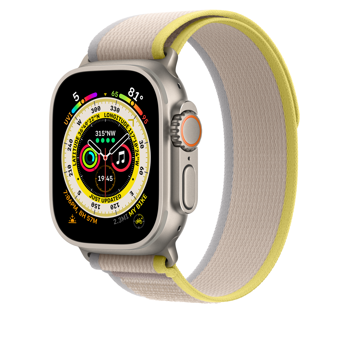 49mm Yellow/Beige Trail Loop -M/L
