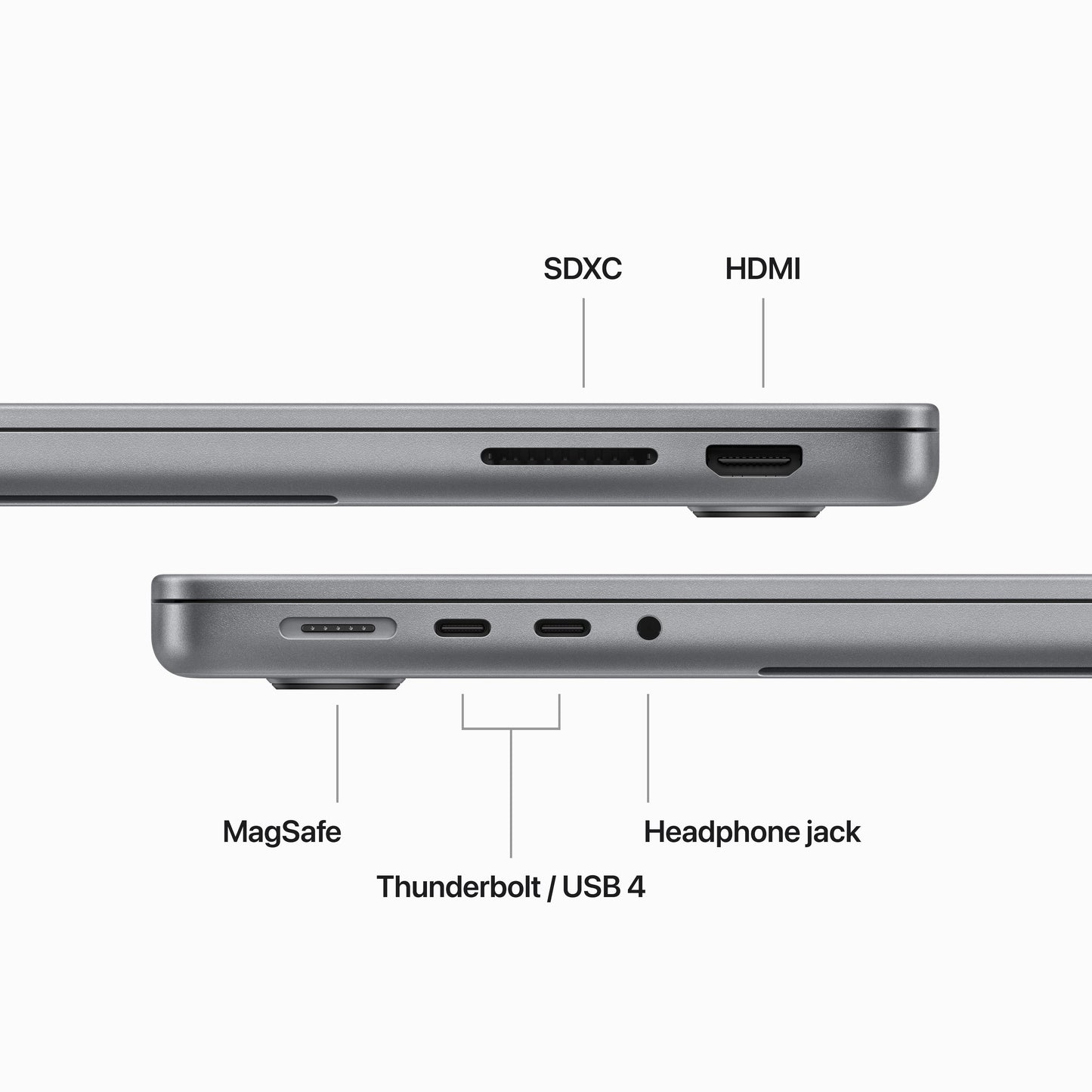 14-inch MacBook Pro: Apple M3 chip with 8‑core CPU and 10‑core GPU, 1TB SSD - Space Grey