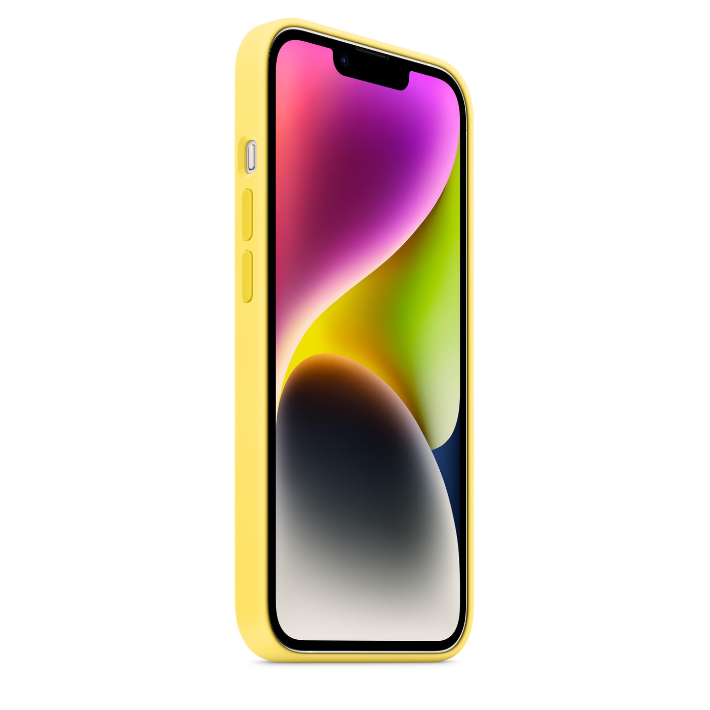 iPhone 14 Plus Silicone Case with MagSafe - Canary Yellow