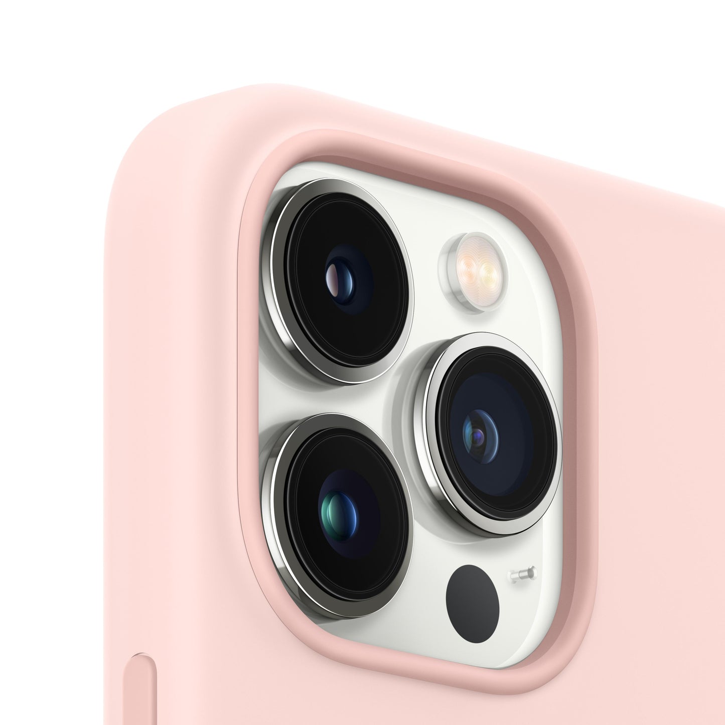 iPhone 13 Pro Max Silicone Case with MagSafe-Chalk Pink