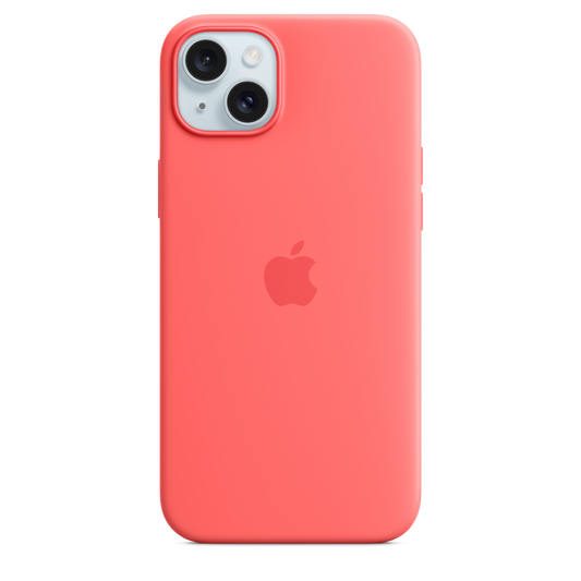 iPhone 15 Plus Silicone Case with MagSafe - Guava