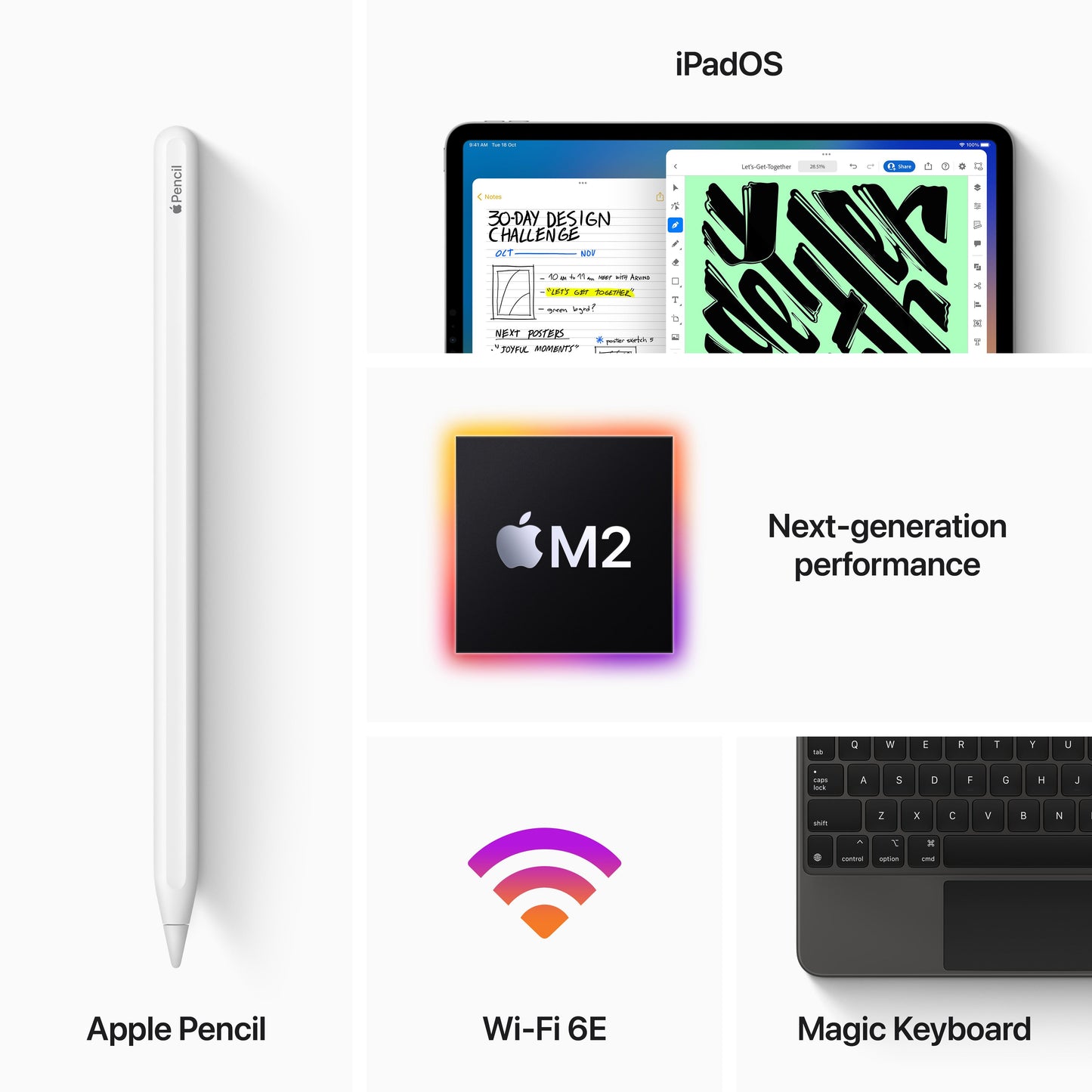 2022 11-inch iPad Pro Wi-Fi 128GB - Silver (4th generation)