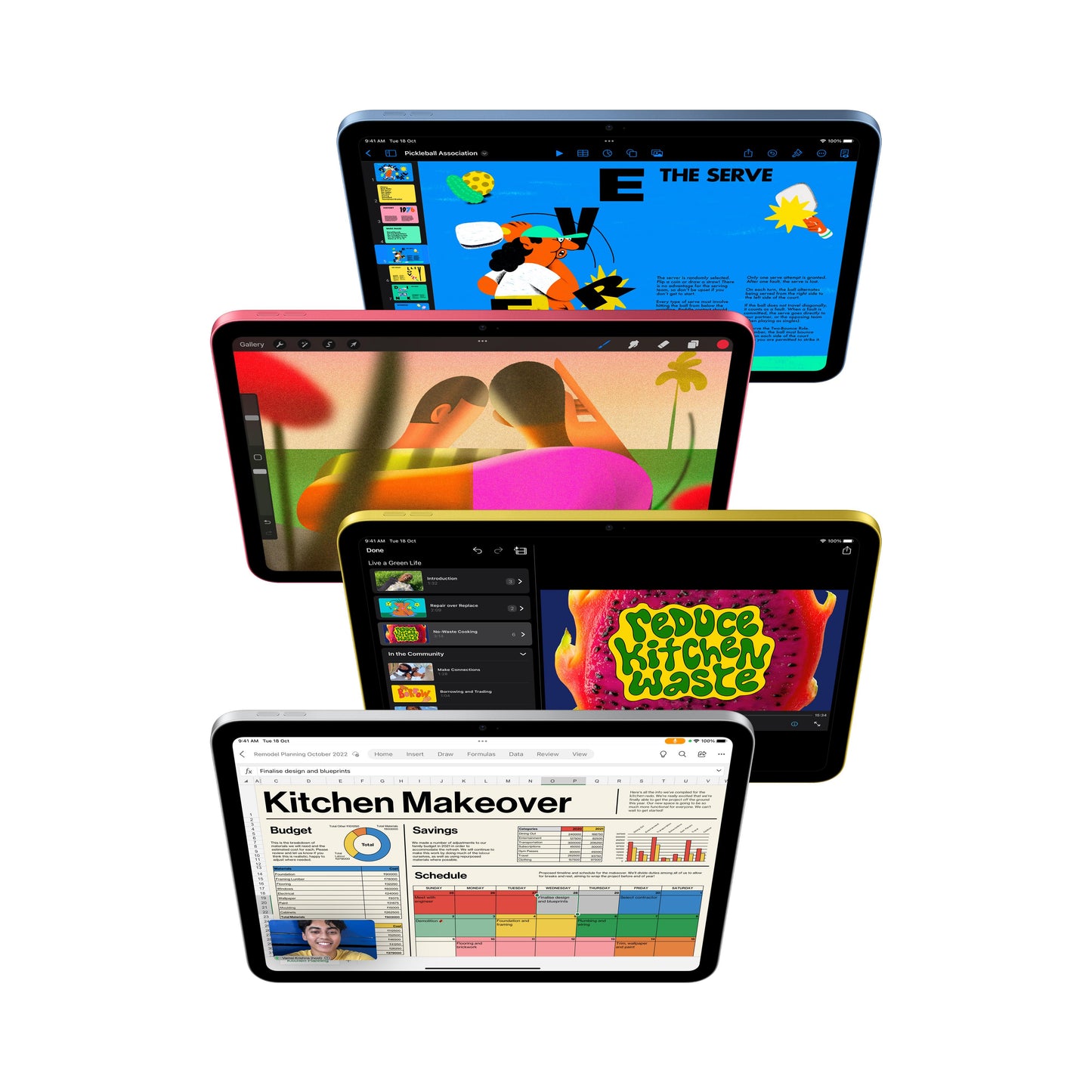 2022 10.9-inch iPad Wi-Fi + Cellular 256GB - Yellow (10th generation)