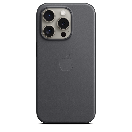 iPhone 15 Pro FineWoven Case with MagSafe - Black